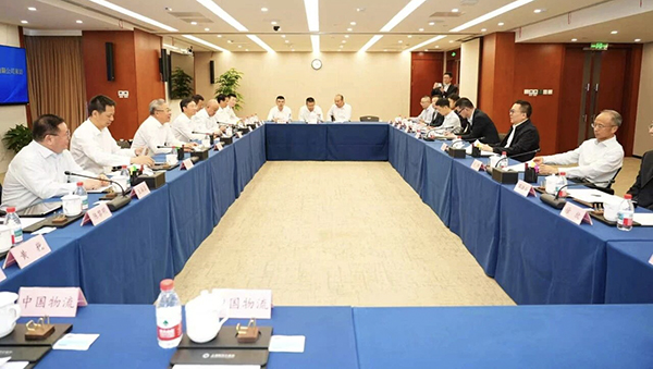 中国物流与中国船舶集团举行工作会谈
