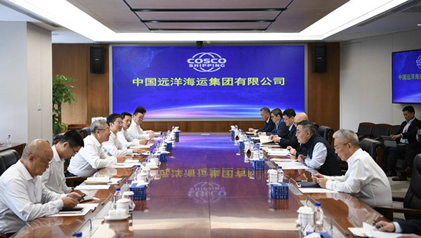 中国物流与中远海运举行工作会谈